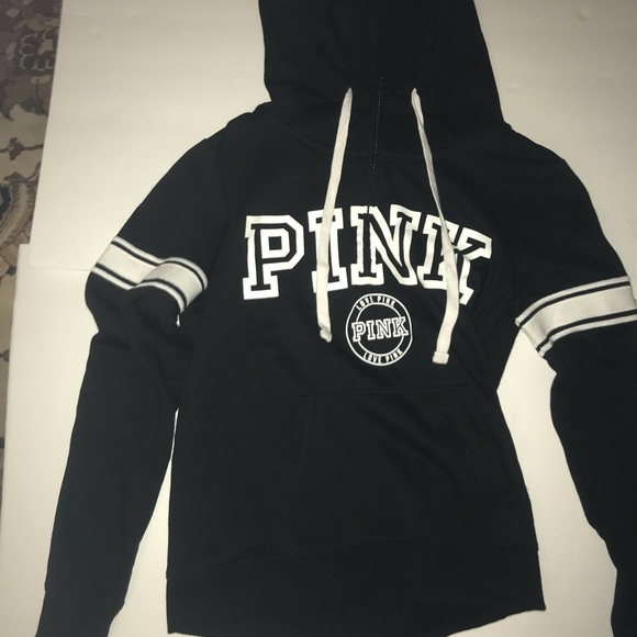 PINK Victoria's Secret Tops - Pink Zip Up with Hood